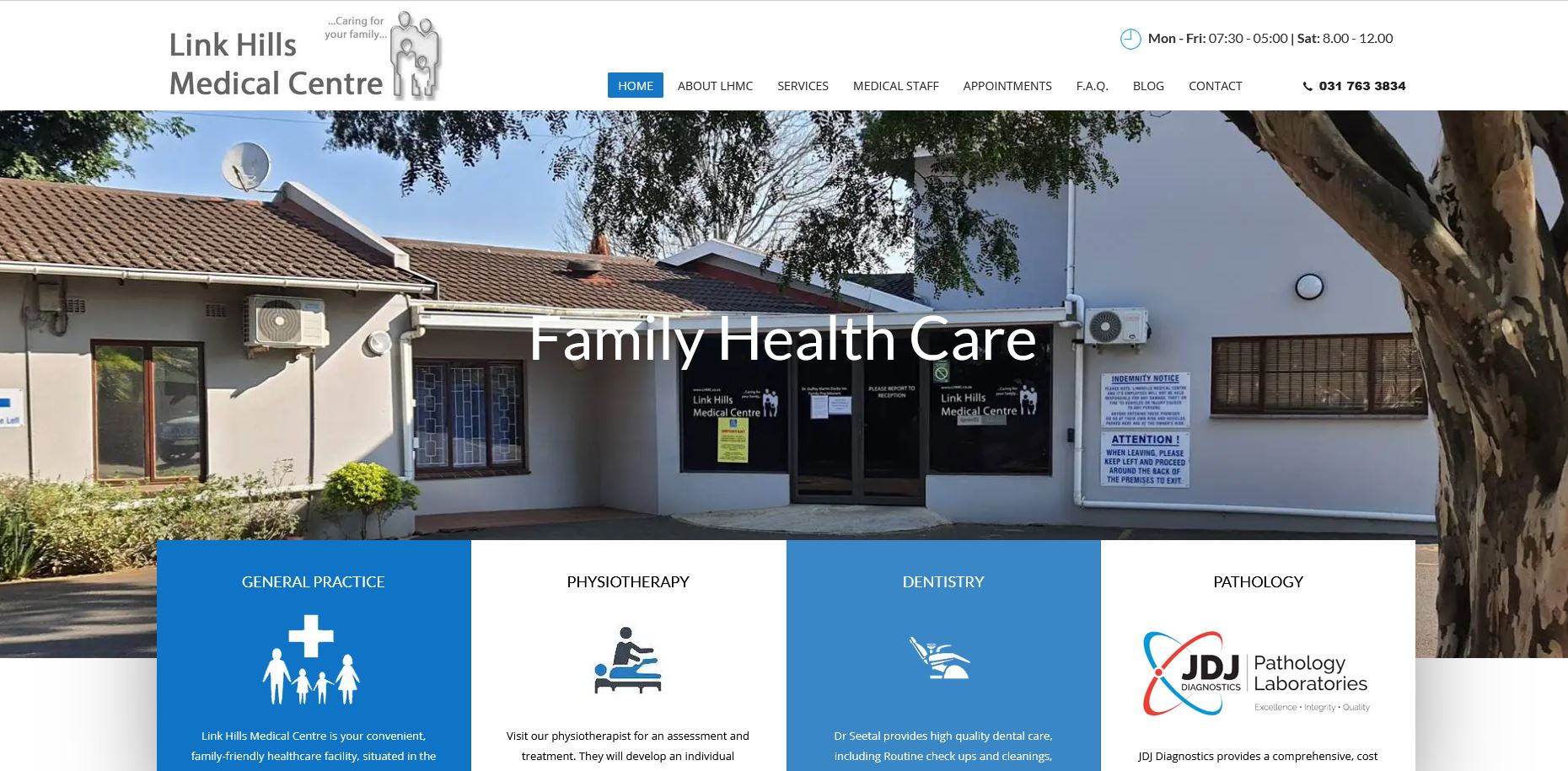LinkHillsMedicalWebSite